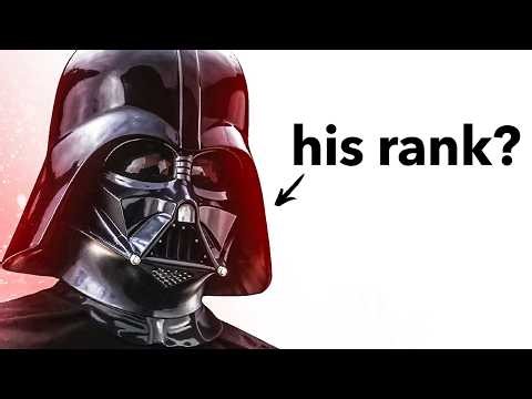 What Was Darth Vader's Rank in the Empire?