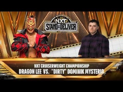 FULL MATCH | Dragon Lee Vs "Dirty" Dominik Mysterio NXT Cruiserweight Title (NXT Stand & Deliver)