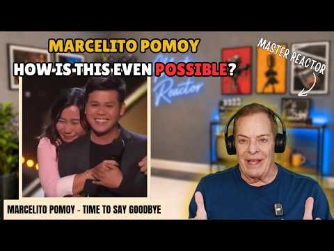 First Reaction To Marcelito Pomoy Performing Time to Say Goodbye || A Phenomenal Masterpiece