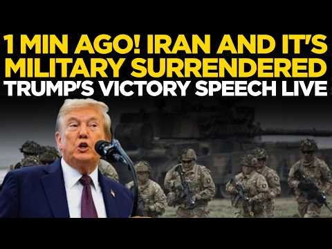 TRUMP IRAN ANNOUNCEMENT LIVE | President Trump Makes Major Statement From The White House | Trump