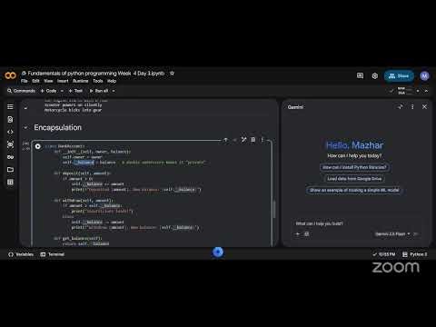 10PM-11PM PKT | Fundamentals of Python Programming | Week 4 | Day 3
