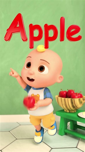 JJ's Favorite Fruit 🍎 Apple #Cocomelon #NurseryShorts #popularsong