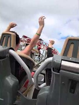 Copperhead Strike POV at Carowinds #carowinds #rollercoaster #pov #copperheadstrikepov #coasterpov