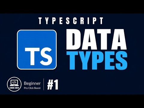 TypeScript Data Types Explained (Beginner Guide) #1
