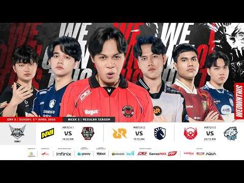 🔴 LIVE | MPL ID S17 | Regular Season Day 3 Week 2 | English
