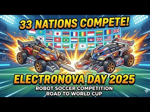 Electronova Day 2025 Robot Soccer Competition | Meet the Teams – Road to World Cup