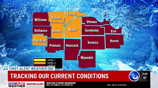 We're live with a look at road conditions as our team coverage continues on this First Alert Weather Day >> https://www.13abc.com/2026/01/14/13-first-alert-weather-nw-ohio-snow-emergencies-by-county/ | 13abc