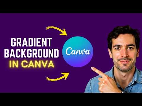 How To Make Gradient Background In Canva (QUICK Way)