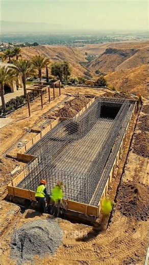 “AI Builds a Luxury Infinity Pool From Nothing 😱 | Insane Transformation!” #InfinityPool #AIBuild