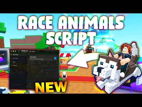 *NEW* Race Animals Script (PASTEBIN 2026) (INF WINS , AUTO EGG , AUTO FEED )