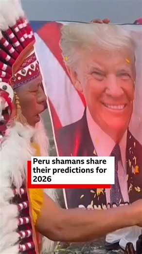 Peru’s shamans have revealed their predictions for 2026. Their forecasts include some global political figures, as they’re anticipating bad news for US President Donald Trump and Venezuelan President Nicolás Maduro, but an uncertain future for the Russian war in Ukraine. The group has a mixed record with its annual predictions, carried out after they’ve consumed hallucinogenic concoctions derived from native plants, including Ayahuasca. 🎧 You can also explore how a growing wave of spiritual tou
