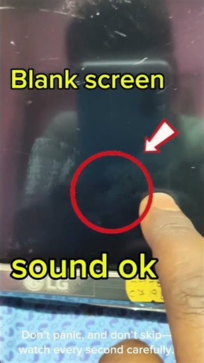 LG 43 Inch 4K LED TV Blank Screen Fix | No Picture But Sound OK | DIY Repair Tutorial