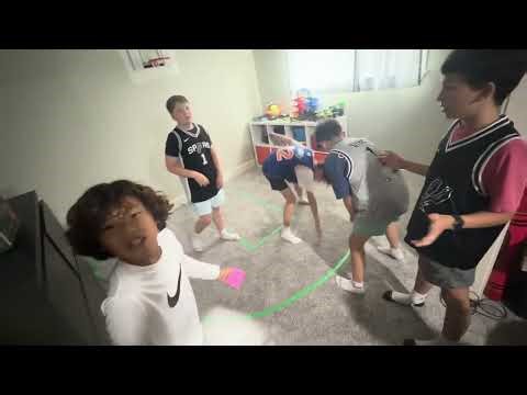 Nicks/Finn-Charlie vs Spurs/Drew and Myles. Finn-Charlie won Nicks 1-0. Spurs 0-1