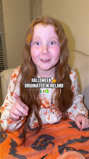 Irish Mythology ☘️ This may frighten you 👻 You know it as Halloween today, but in Ireland 🇮🇪 it started with Samhain 🎃🔥 Every time she tells this story I listen like it’s my first time 😂🧡 #samhain #irishmythology #halloween #folklor #irishlanguage