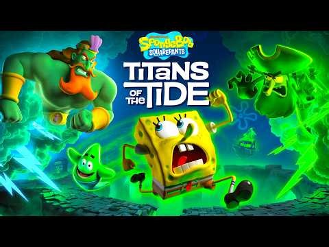 SpongeBob: Titans of the Tide - Full Game 200% Walkthrough (ALL DLC Included)