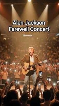 Alan Jackson Farewell Concert 💔 Final Performance of a Country Legend #alanjackson #music #viral