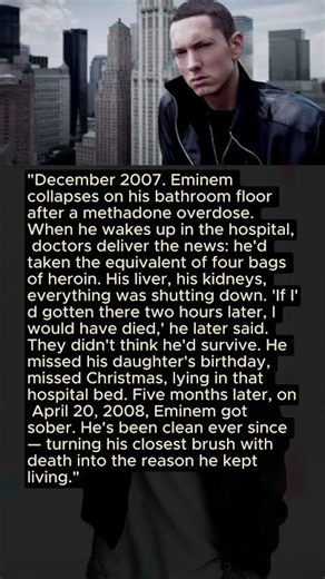 "Doctors Told Eminem He Was Two Hours From Death — Here's What Happened Next"