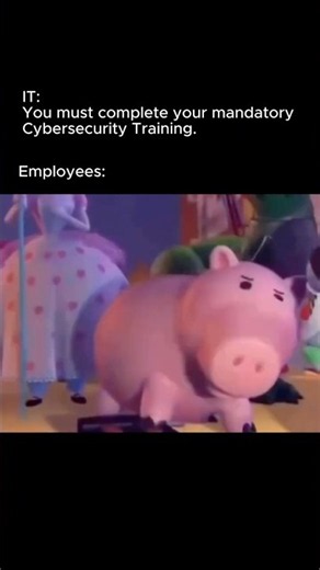 Mandatory Cybersecurity training #cybersecurityawareness