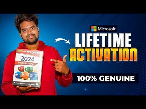 Download & Install MS Office 2024 Lifetime ✅ | Word, Excel, PowerPoint, Outlook | Telugu Guide