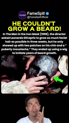 In The Man in the Iron Mask (1998), Leonardo DiCaprio Had a “Baby Face”