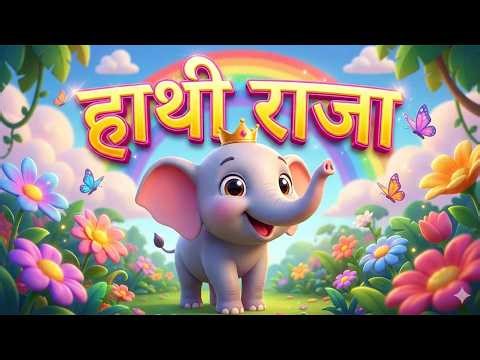 हाथी राजा कहा चले - Hathi Raja Kahan Chale | Hindi Poem For Kids | Hathi Raja Kids Song