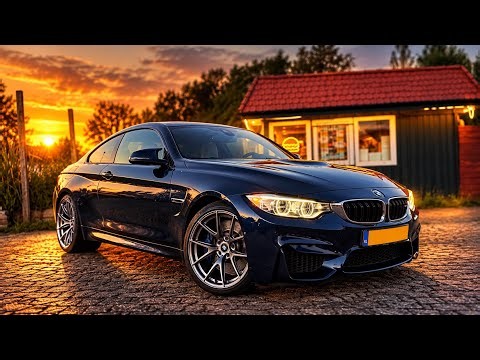 GOT a BURGER with our BMW M4 F82 and DROVE the AUTOBAHN at NIGHT