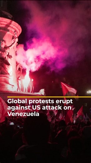 Protesters have rallied worldwide after Donald Trump announced the US would ‘run’ Venezuela following the abduction of President Nicolas Maduro and his wife. Demonstrators from Paris to Sao Paulo are denouncing what they call US aggression and imperialism. | Al Jazeera English