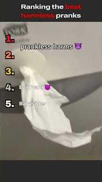 Ranking Funniest Harmless Pranks #funny #prank #dontlaugh