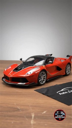 Unboxing a Mini Ferrari FXX K Hypercar from a Semi-Truck! 🚚🔥 #asmr #shorts