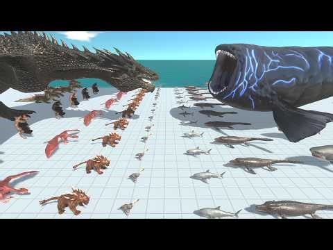 Sea Monsters Evolved to become Bloop - Animal Revolt Battle Simulator