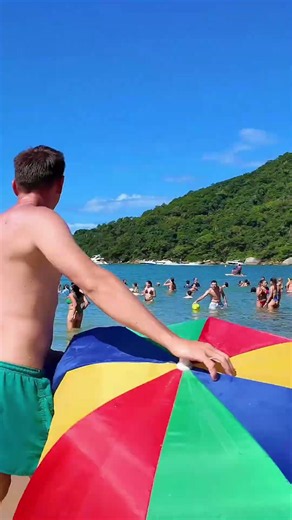 🇧🇷 Balneario Camboriu Beach a Summer Day in Brazil