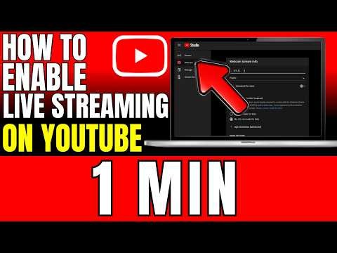 How To Enable Live Streaming On YouTube (2026)