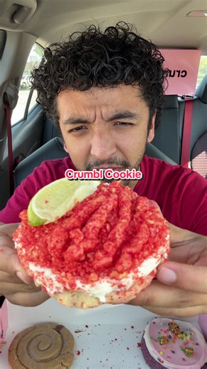 Crumbl Cookies Of The Week! Hot Cheetos?!? #foodtiktok #mukbang #crumbl #crumblcookies #fastfood