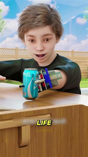 They tried to take his bionic arm away 😭