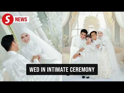 Bella and Syed Saddiq tie the knot