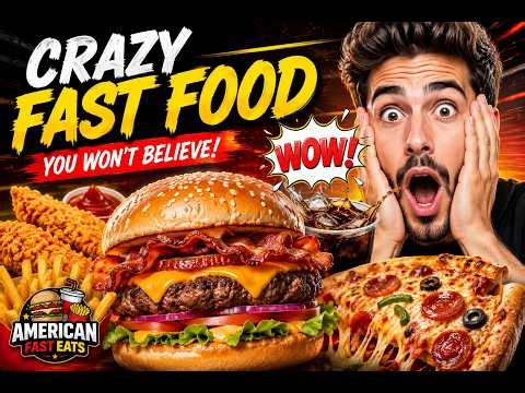Americans Really Eat This Crazy Fast Food?! 🤯 #usa #canada #fastfood #foodie