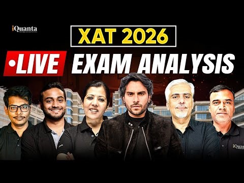 XAT 2026 Live Exam Analysis: Score vs Percentile, Expected Cut-offs & Difficulty Level | iQuanta