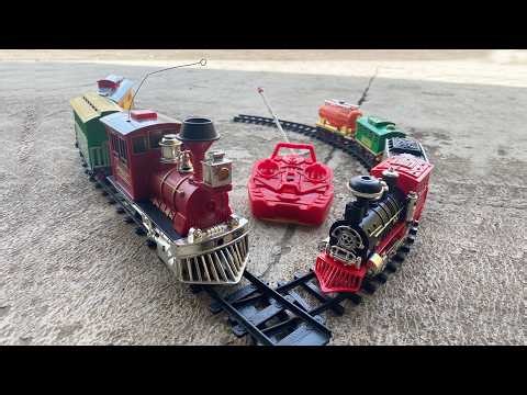 ASMR RC Steam Train & Classic Train Toy Build | Satisfying Assembly