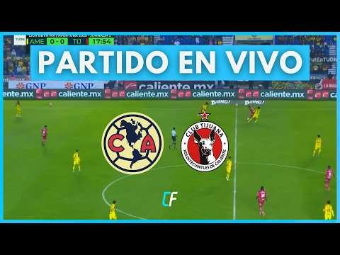 ✅ AMÉRICAy TIJUANA IGUALARON 1-1 por la LIGA MX