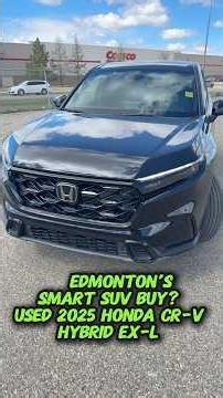 Edmonton’s Smart SUV Buy! 2025 CR-V Hybrid EX-L #crvhybrid #honda #usedcars