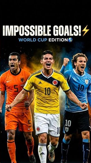 Top 3 Greatest Long-Range Goals in World Cup History! 🤯🔥