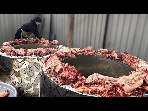 MASSIVE BESHPARMAK. $12.50 for 5 PEOPLE. Very Strong Food Consisting of 2-3 HORSES Per Day.