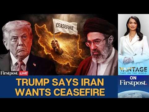 US Iran War LIVE | Trump Claims Iran Wants Ceasefire: Will Iran Accept US Terms? |Vantage |Firstpost
