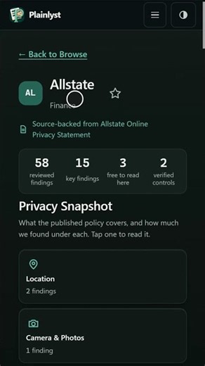 Fingerprints and Voiceprints? What Allstate’s Policy Says #Allstate #privacy