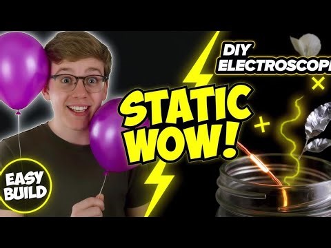 DIY Electroscope ｜ How to Detect Static Electricity ｜ Simple Physics Experiment