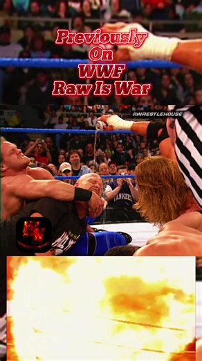 Previously On WWF Raw Is War: Stone Cold, Triple H & The Rock