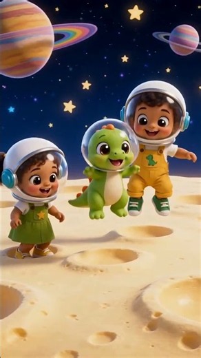 5-4-3-2-1 BLAST OFF! 🚀🌙 Rocket to the Moon | Benny & Bella with Pip #shorts