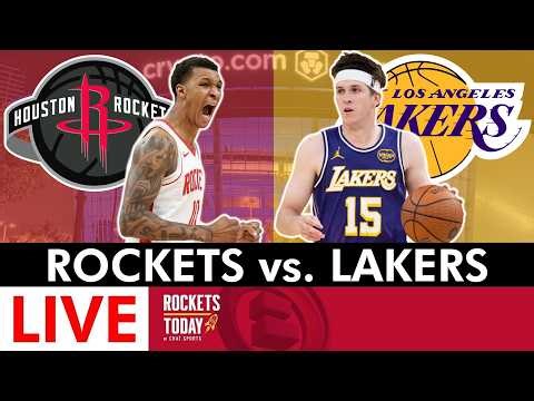 LIVE NBA PLAYOFFS 🚨 Houston Rockets vs. Los Angeles Lakers Game 5 Live Streaming Scoreboard & Stats