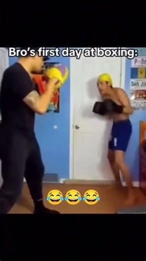 Bro's first day at boxing 😂 | #funny #viral #meme #feedshorts #shorts #trendingshorts |