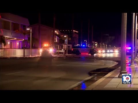 Water main break from piper floods busy streets in Hollywood